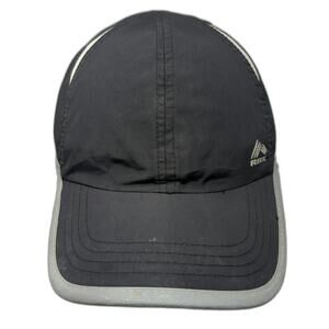 RBX Baseball Cap Black One Size Mesh Vents Performance Strapback Athletic Hat